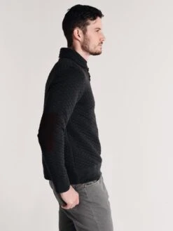 Billy Reid Diamond Quilt Shawl -ST.BERNARD 104 151 blackalt3