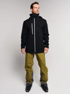 Obermeyer Men's Foraker Shell Jacket 11 Obermeyer Men's Foraker Shell Jacket -ST.BERNARD 22077 greymatteralt1