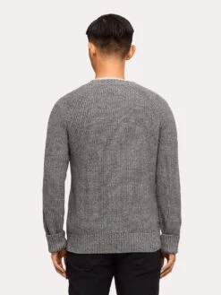 Bonobos Cotton Cashmere Half Cardigan Raglan -ST.BERNARD 22101 marledpavementalt1