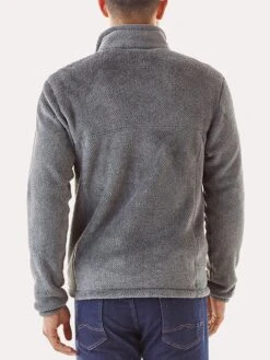 Patagonia Men's Re-Tool Snap-T Fleece Pullover -ST.BERNARD 25390 feathergrey inkblackx dyealt1