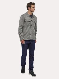 Patagonia Men's Better Sweater Fleece Shirt Jacket -ST.BERNARD 25840 STONEWASHalt3
