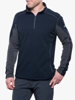 Kuhl Men's Revel Quarter Zip Sweater -ST.BERNARD 3007 MUTINYBLUE STEEL 40e578bf 9fb6 491b ad4a df5e1272a323