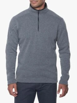Kuhl Men's Revel Quarter Zip Sweater -ST.BERNARD 3007 SHALE 48611968 cc83 4168 a080 27d2c6329d37
