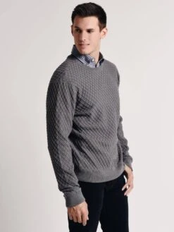 Southern Tide Men's Province Sweater 10 Southern Tide Men's Province Sweater -ST.BERNARD 4177 polarizedgreyalt2