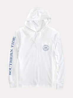 Southern Tide Men's Classic Skipjack Hoodie -ST.BERNARD 4734 classicwhitealt1