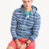 Southern Tide Men's Cruiser Stripe Hoodie 2 Southern Tide Men's Cruiser Stripe Hoodie -ST.BERNARD 4763 sevenseasblue