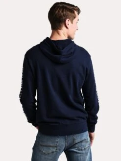 Southern Tide Men's Skipjack Upper Deck Hoodie 9 Southern Tide Men's Skipjack Upper Deck Hoodie -ST.BERNARD 5414 TRUENAVYalt2