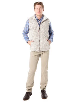 True Grit Men's Frosty Tipped Double Up Vest -ST.BERNARD 61m47ftp brownalt1