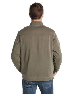 True Grit Men's Cashmere Heather Fleece 1/4 Zip Pullover -ST.BERNARD 71m19tft jeepalt2