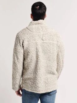 True Grit Men's Softest Tip Shearling Pullover -ST.BERNARD 81m65lsvt puttyalt3