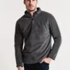 True Grit Men's Herringbone Fleece 1/4 Zip Pullover -ST.BERNARD 81m90shf harleyblack