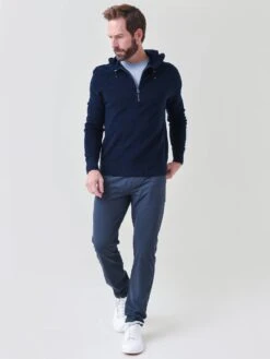 Bogner Men's Skeet Knit Hoodie 9 Bogner Men's Skeet Knit Hoodie -ST.BERNARD 8835xNAVYxAlt2 57451958