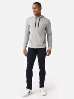 Southern Tide Men's Outbound Hoodie -ST.BERNARD 9530 xHEATHERMIDGREYxAlt2 79968763