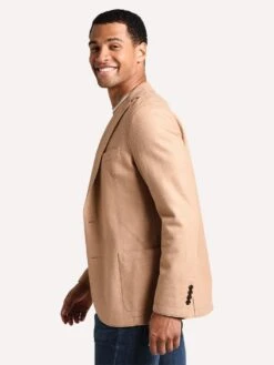 Eleventy Lazer Cut Blazer 9 Eleventy Lazer Cut Blazer -ST.BERNARD 979JA3001 CAMELalt1