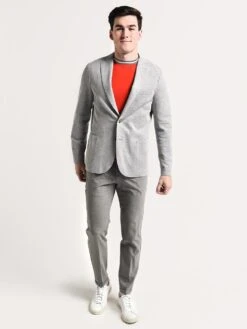 Eleventy Jacket With Patches Pocket -ST.BERNARD 979ja3001jac23021 13grigiochiaromelangealt2