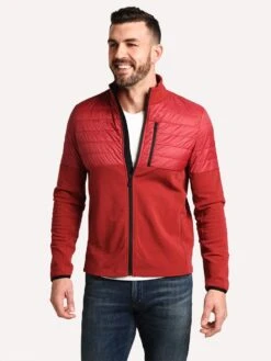 Aztech Mountain Men's Smuggler Zip Up Fleece -ST.BERNARD AM400132 REDMOUNTAINREDalt3