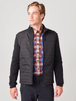 Aztech Mountain Men's Smuggler Zip Up Fleece -ST.BERNARD AM400132xSPACEBLACKxAlt3 18469724