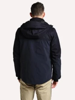 Aztech Mountain Men's Capitol Peak Insulated Ski Jacket -ST.BERNARD AM400167 WOOLNAVYMULTIalt3