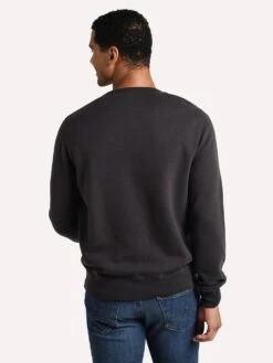 Hartford Men's Crew Sweatshirt -ST.BERNARD AS91309 CHARCOALalt3