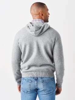 Hartford Men's Boil Hoody Knitted Pull-Over Sweater -ST.BERNARD AW94310xSILVERxAlt3 47854467