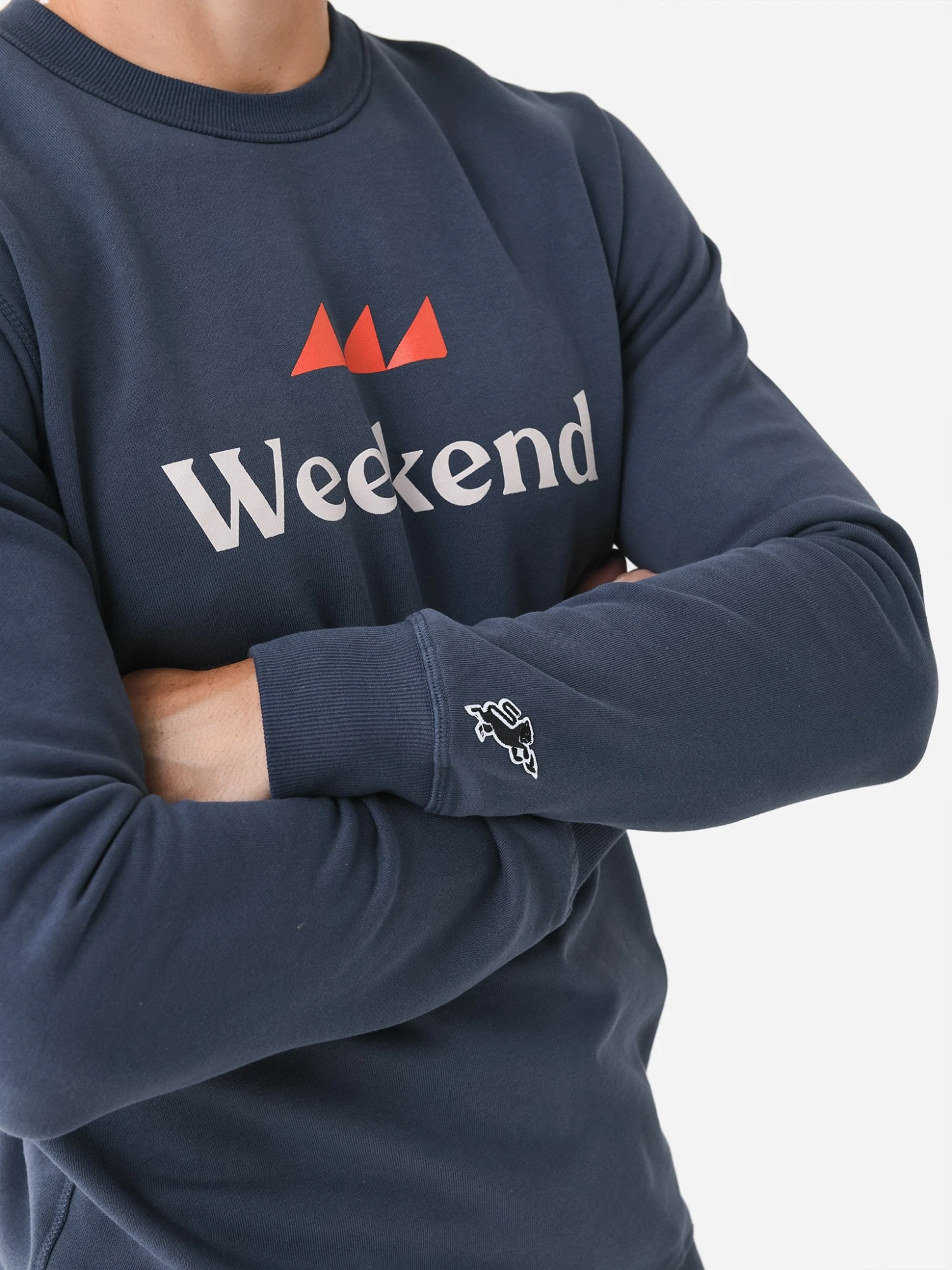 Weekend Men's Insignia Big Logo Crew Sweatshirt 4 Weekend Men's Insignia Big Logo Crew Sweatshirt - Image 2