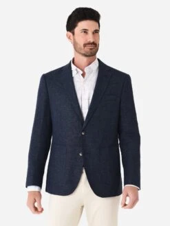 Rodd And Gunn Men's The Cascades Sports Fit Jacket -ST.BERNARD BP1322xMIDNIGHTxAlt1 95633295