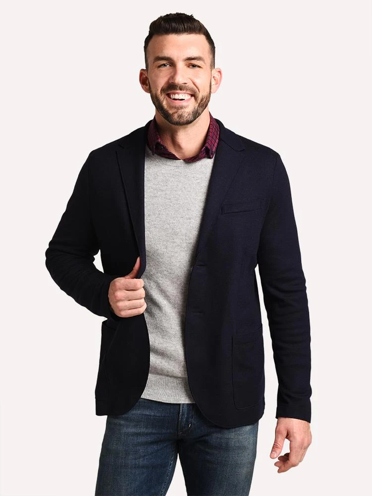 Harris Wharf London Men's 2 Button Superfine Merino Blazer 3 Harris Wharf London Men's 2 Button Superfine Merino Blazer