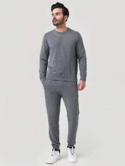 Velvet Men's Crosby Luxe Fleece Jogger 10 Velvet Men's Crosby Luxe Fleece Jogger -ST.BERNARD CROSBY01 CxCHARCOALxAlt3 54515217