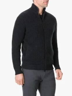 Rodd And Gunn Camerons Track Sweater -ST.BERNARD EP0778 ONYXalt2