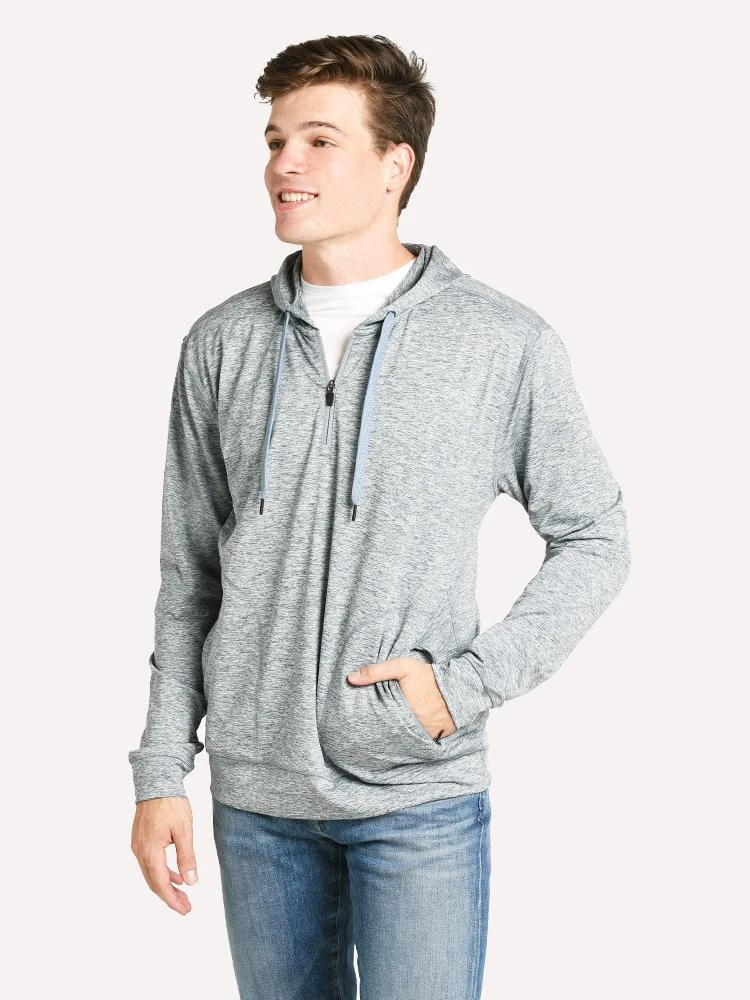 The Normal Brand Men's Performance Half Zip Hoodie 3 The Normal Brand Men's Performance Half Zip Hoodie