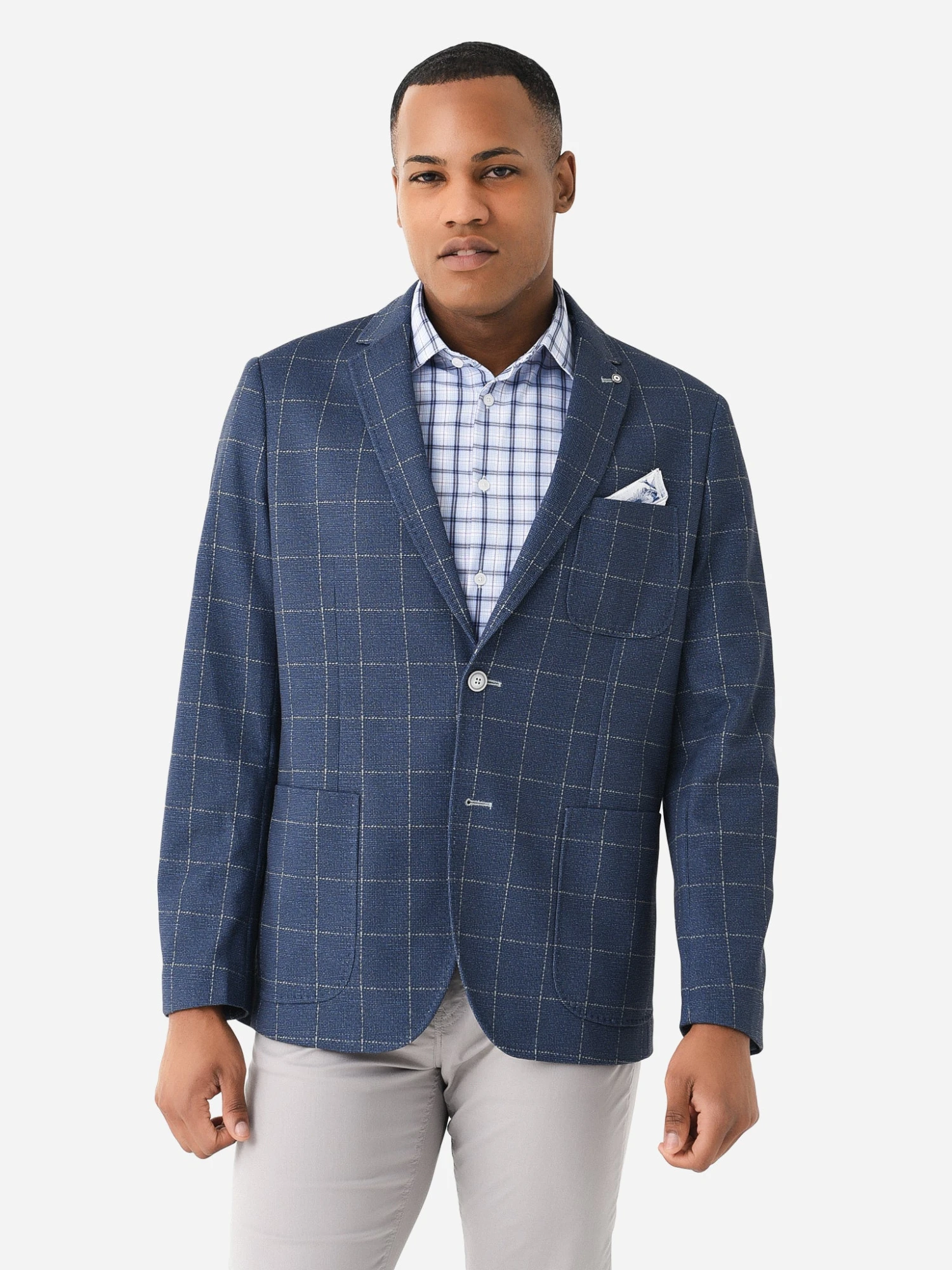 Blue Industry Men's Digital Print Stretch Jacket 4 Blue Industry Men's Digital Print Stretch Jacket - Image 2
