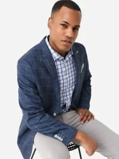 Blue Industry Men's Digital Print Stretch Jacket