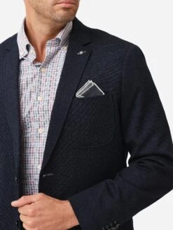 Blue Industry Men's Heathered Jersey Jacket -ST.BERNARD JBIW20 M30xNAVYxAlt1 77388157