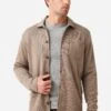 Johnnie-O Men's Tudor Knit Jacket -ST.BERNARD JMJK2140xCAMELxPrimary 82342155