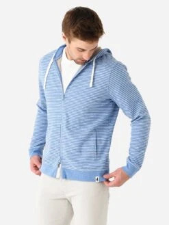 Johnnie-O Men's Carson Full-Zip Hoodie Jacket -ST.BERNARD JMJK2310xMALIBUxAlt2 99319669