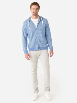 Johnnie-O Men's Carson Full-Zip Hoodie Jacket -ST.BERNARD JMJK2310xMALIBUxAlt3 99319672