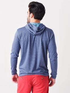 Johnnie-O Men's Gunnar Striped Long Sleeve Hooded T-Shirt -ST.BERNARD JMLT2440xTWILIGHTxAlt3 47171141