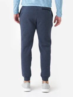 Faherty Brand Men's High Pile Fleece Pant -ST.BERNARD MBH2205xNAVYMELANGExAlt3 84129467