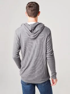 Free Fly Men's Bamboo Waffle Hoody -ST.BERNARD MBW102xSTEELGREYxAlt2 14500514