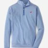 Peter Millar Men's Perth Mini Stripe Quarter Zip Sweater -ST.BERNARD ME0CEK40ExBLUE3SMUxPrimary 72045712