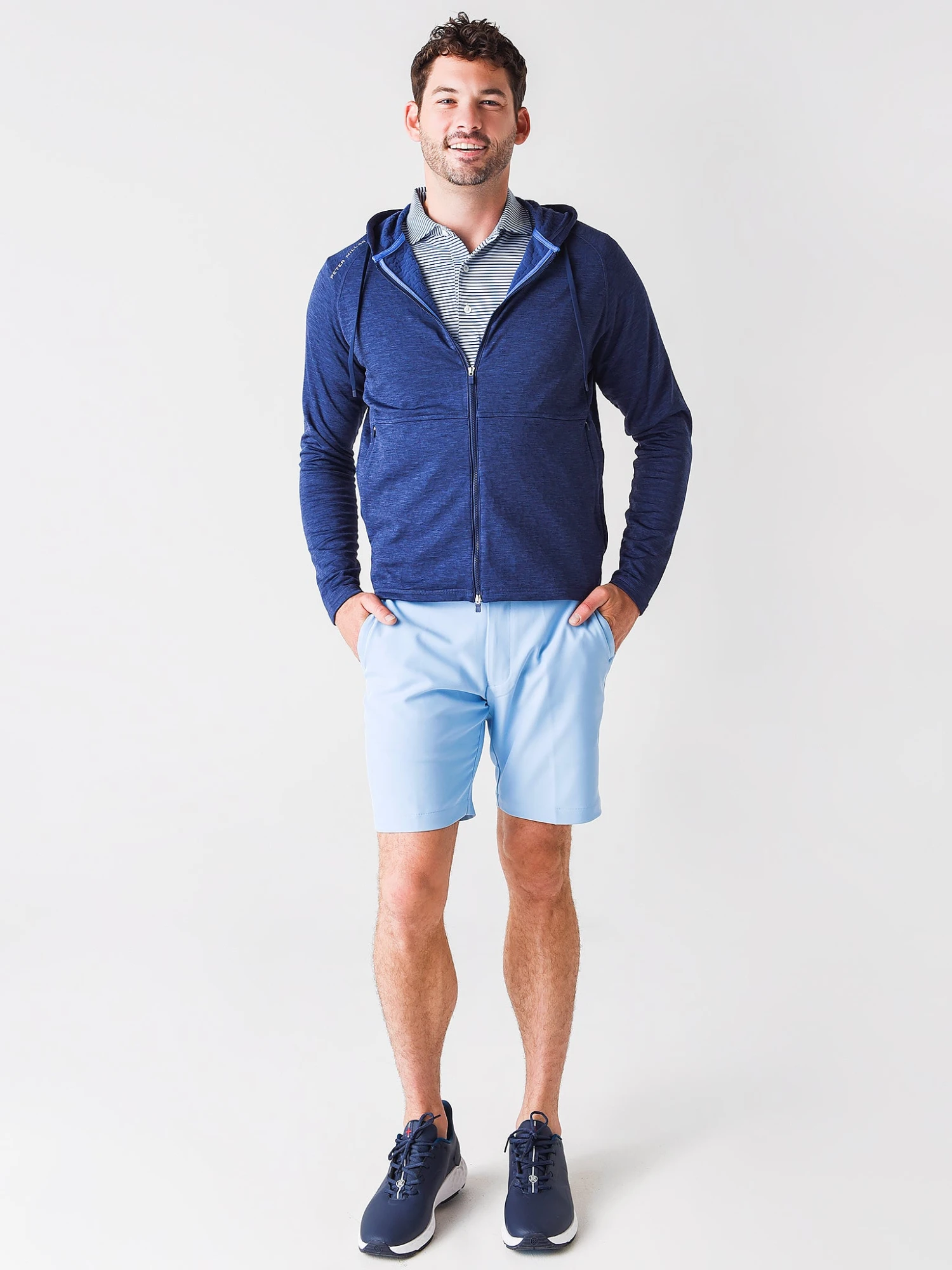 Peter Millar Active Men's Apollo Performance Hoodie 4 Peter Millar Active Men's Apollo Performance Hoodie - Image 2