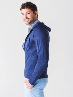 Peter Millar Active Men's Apollo Performance Hoodie 9 Peter Millar Active Men's Apollo Performance Hoodie -ST.BERNARD MF21EK350xNAVYxAlt2 42662804