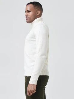 Peter Millar Collection Men's Alpine Turtleneck Sweater -ST.BERNARD MF21RS10xSNOWDRIFTxAlt2 54414542