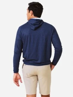 Peter Millar Crown Sport Men's Pine Fractured Skulls Performance Hoodie -ST.BERNARD MF22EK45AxNAVYxAlt3 74099757