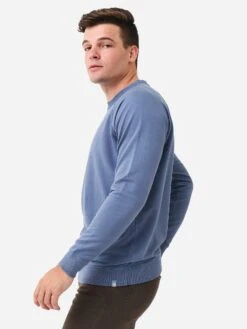 Peter Millar Crown Men's Lava Wash Crew 8 Peter Millar Crown Men's Lava Wash Crew -ST.BERNARD MF22K44xSTORMBLUExAlt2 79196129