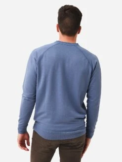 Peter Millar Crown Men's Lava Wash Crew 9 Peter Millar Crown Men's Lava Wash Crew -ST.BERNARD MF22K44xSTORMBLUExAlt3 79196132