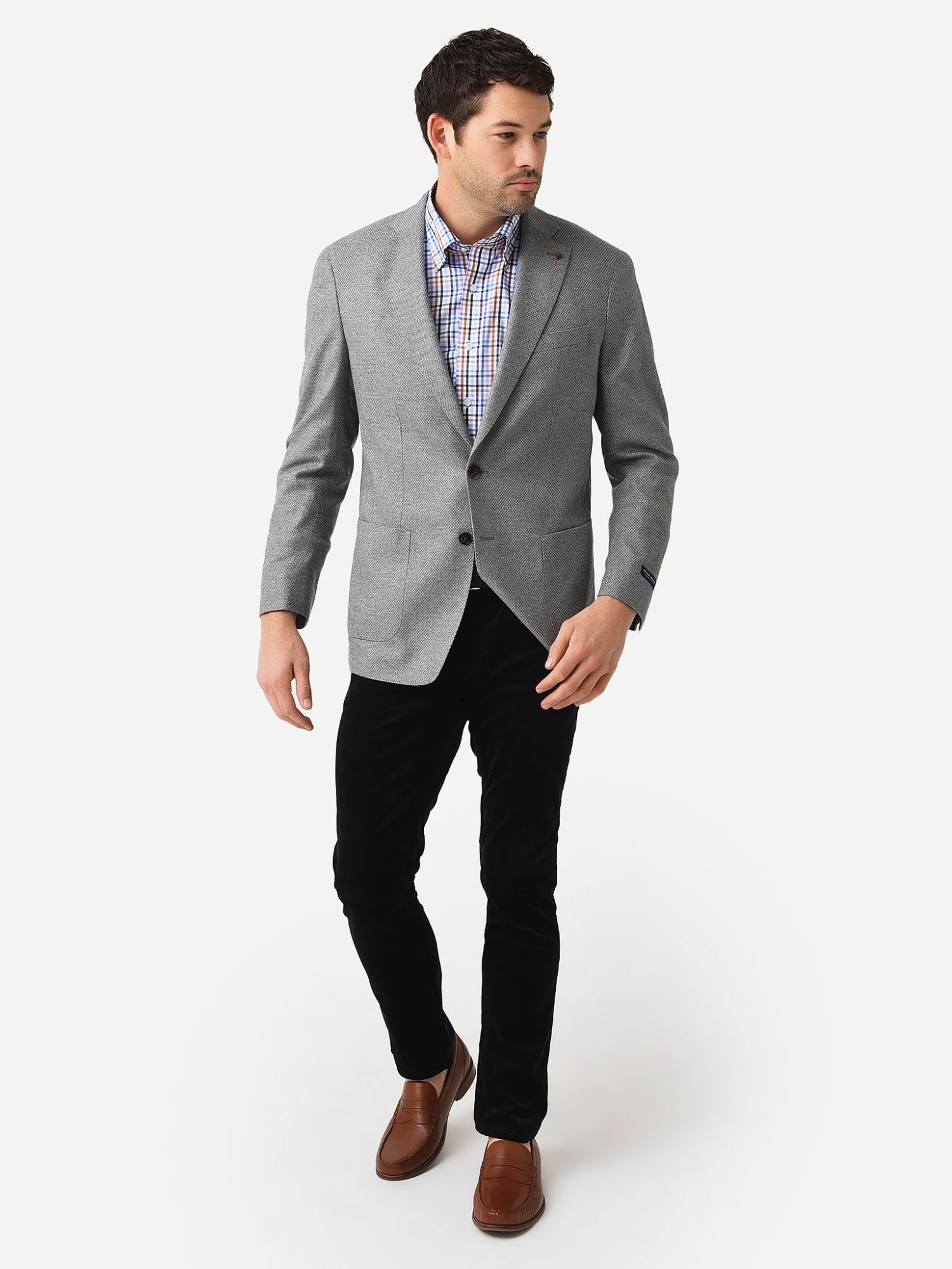 Peter Millar Crown Crafted Men's Mitchell Wool-Cashmere Soft Jacket 5 Peter Millar Crown Crafted Men's Mitchell Wool-Cashmere Soft Jacket - Image 3