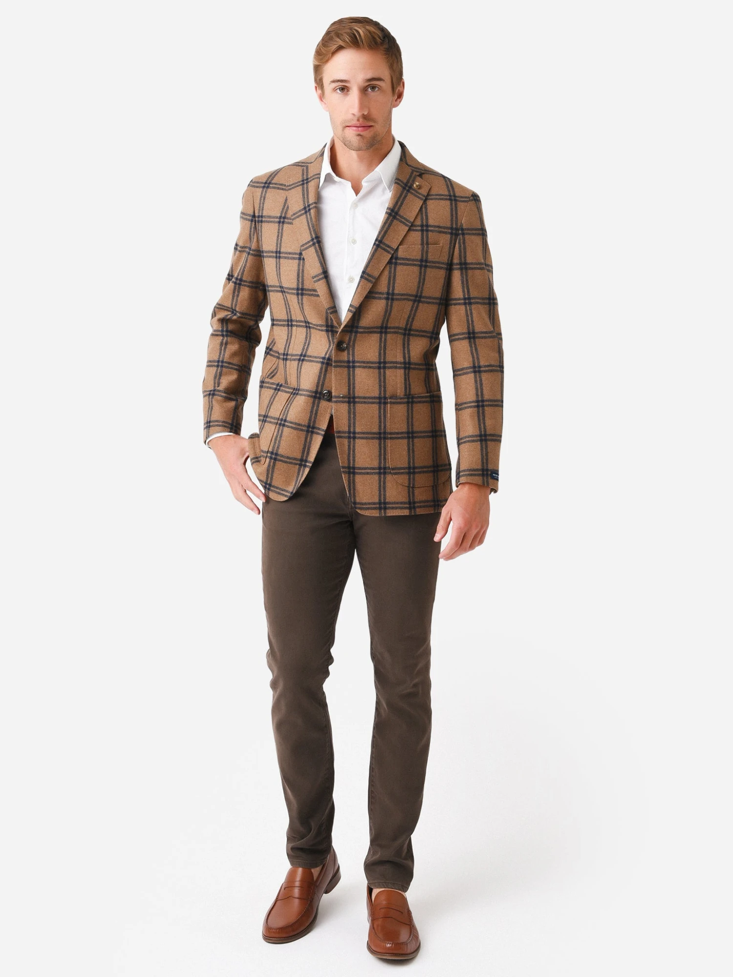 Peter Millar Crown Crafted Men's Grove Windowpane Soft Jacket 5 Peter Millar Crown Crafted Men's Grove Windowpane Soft Jacket - Image 3