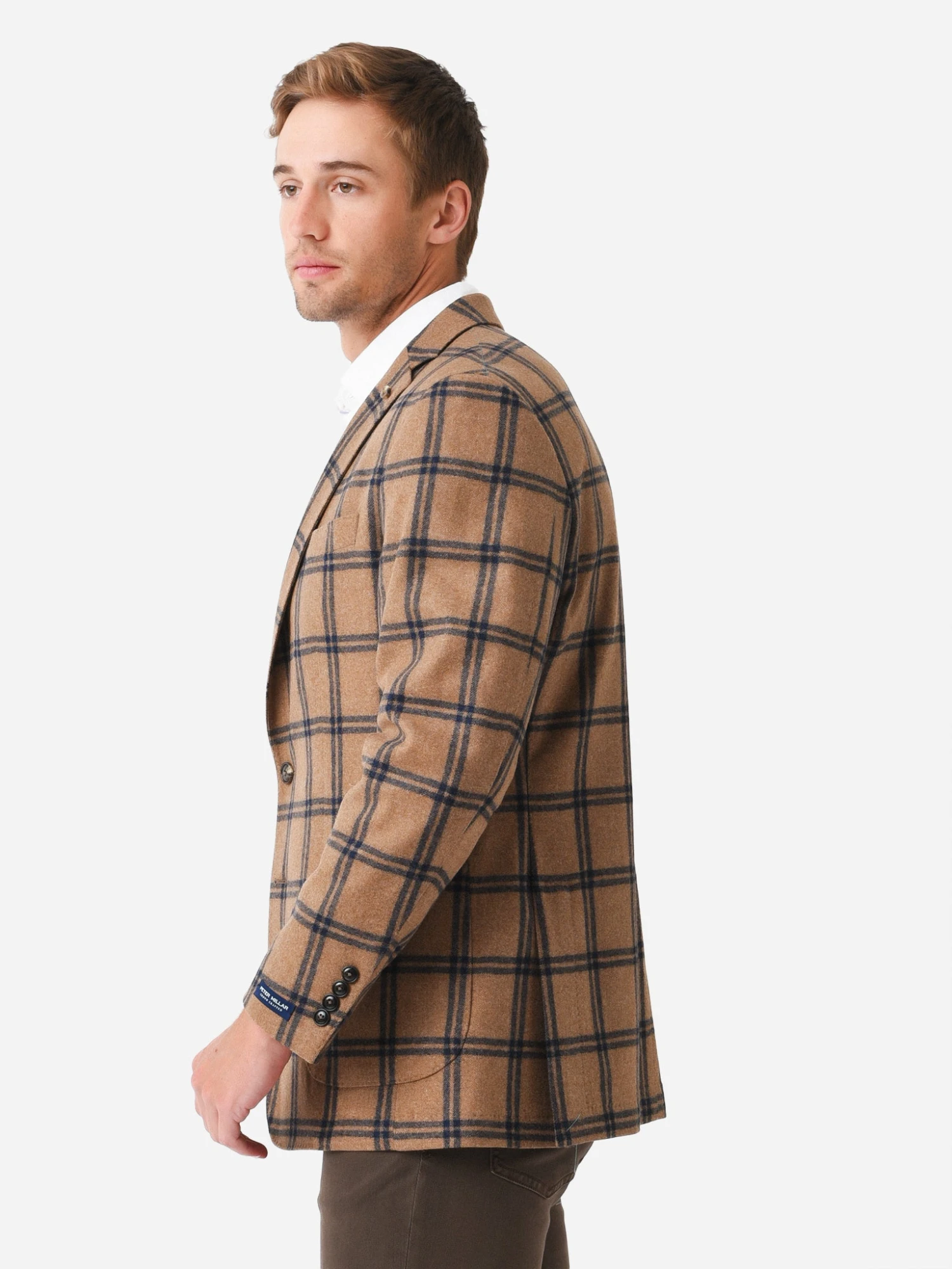 Peter Millar Crown Crafted Men's Grove Windowpane Soft Jacket 6 Peter Millar Crown Crafted Men's Grove Windowpane Soft Jacket - Image 4