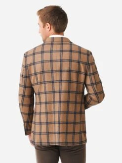 Peter Millar Crown Crafted Men's Grove Windowpane Soft Jacket 11 Peter Millar Crown Crafted Men's Grove Windowpane Soft Jacket -ST.BERNARD MF22XJ10xHAZELWOODxAlt4 82329580